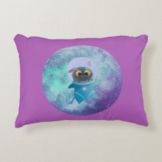 Almofada Decorativa Space Cat Accent Pillow