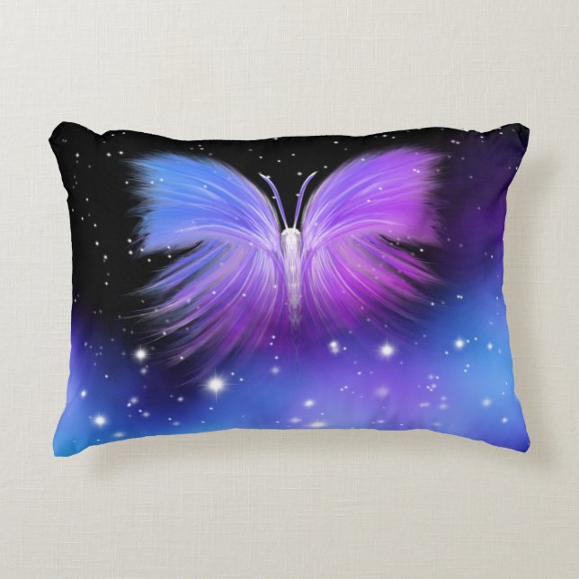 Almofada Decorativa Space Fantasy Butterfly Cosmmic (Frente)