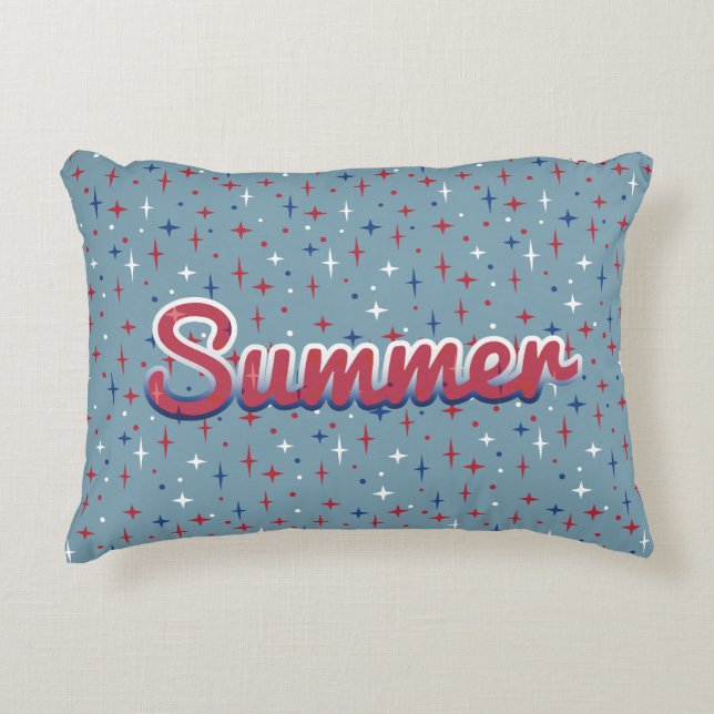 Almofada Decorativa Sparkles de Verão (Frente)