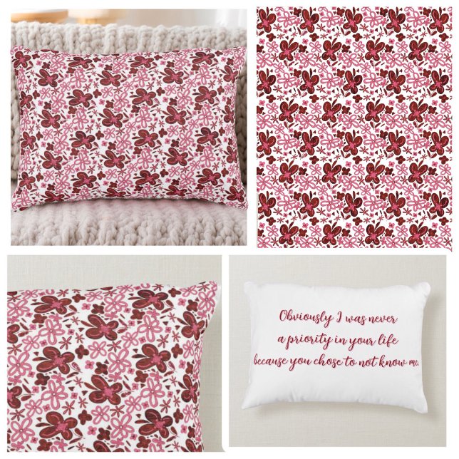 Almofada Decorativa Special Floral Pattern with text (Criador carregado)