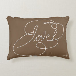 Almofada Decorativa spread LOVE - Nuvens Negrito - W