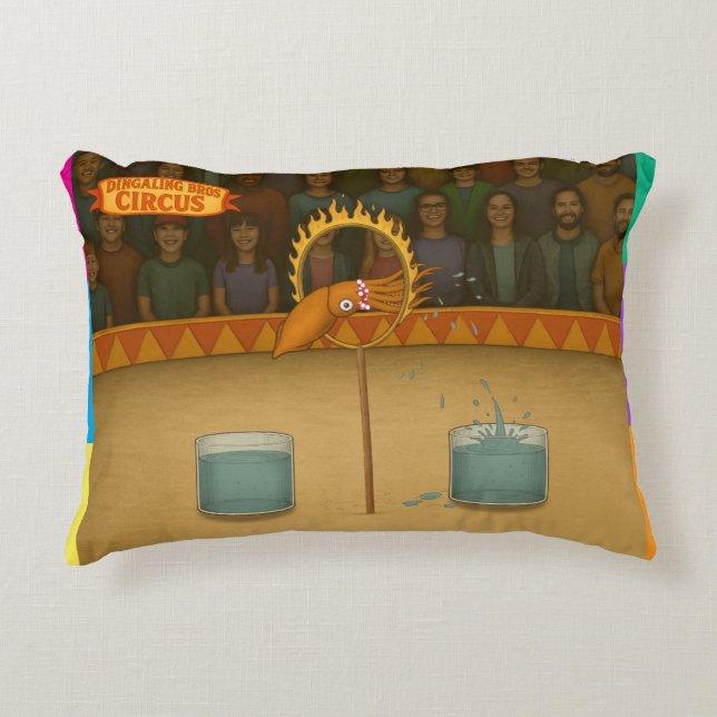 Almofada Decorativa Squirty squid (Frente)