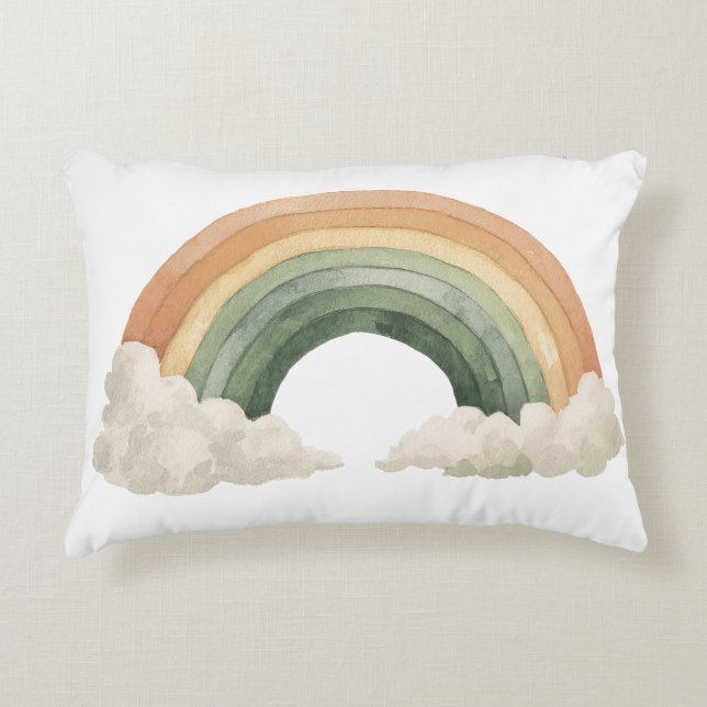 Almofada Decorativa  St Patrick's Day Rainbow (Frente)