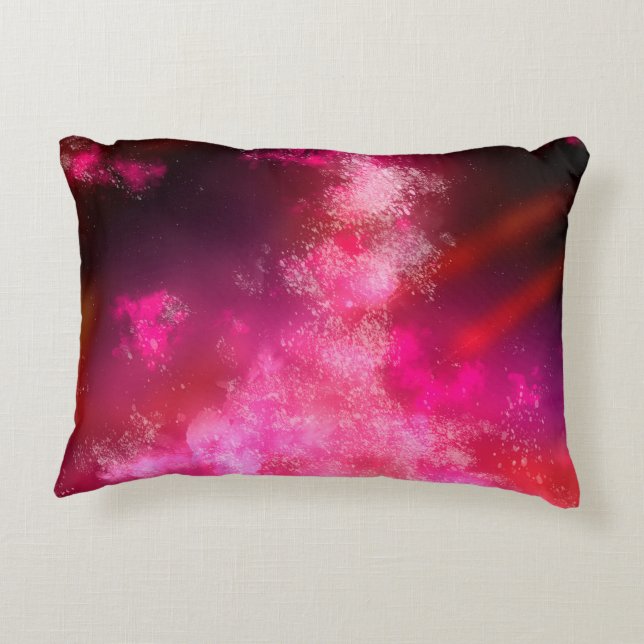 Almofada Decorativa Sta Night Sky Midnight Pink Link Way (Verso)