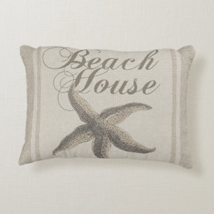 Almofada Decorativa Starfish Beach House Seashore Coastal