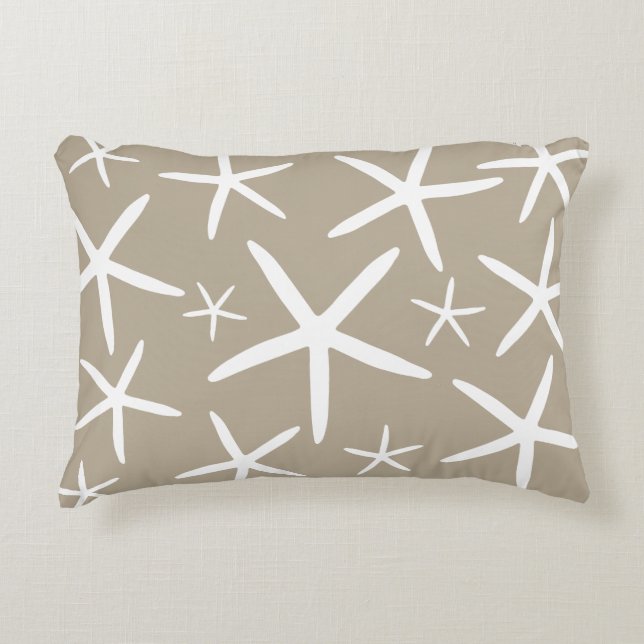 Almofada Decorativa Starfish magro | Areia De Tan (Frente)