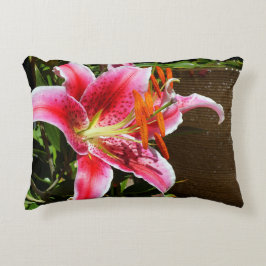 Almofada Decorativa Stargazer Lily Fotografia