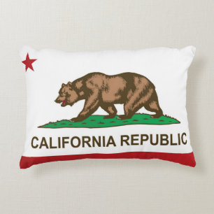 Almofada Decorativa State Flag of California, EUA