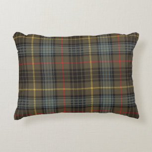 Almofada Decorativa Stewart Hunting Weathered Tartan - Padrão de Xadre
