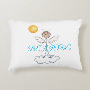 Almofada Decorativa Stick Angel Acredita