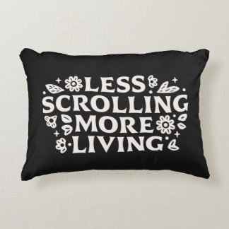 Almofada Decorativa Stop scrolling doomscrolling quotes aesthetic
