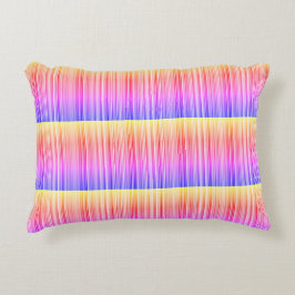 Almofada Decorativa Streifenmuster regenbogenfarben