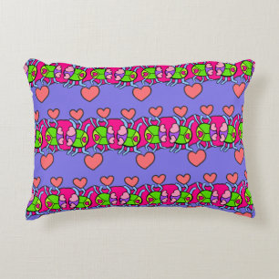 Almofada Decorativa Stripe de Inseto de Amor