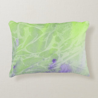 Almofada Decorativa Suave Harmonia Verde e Lavanda
