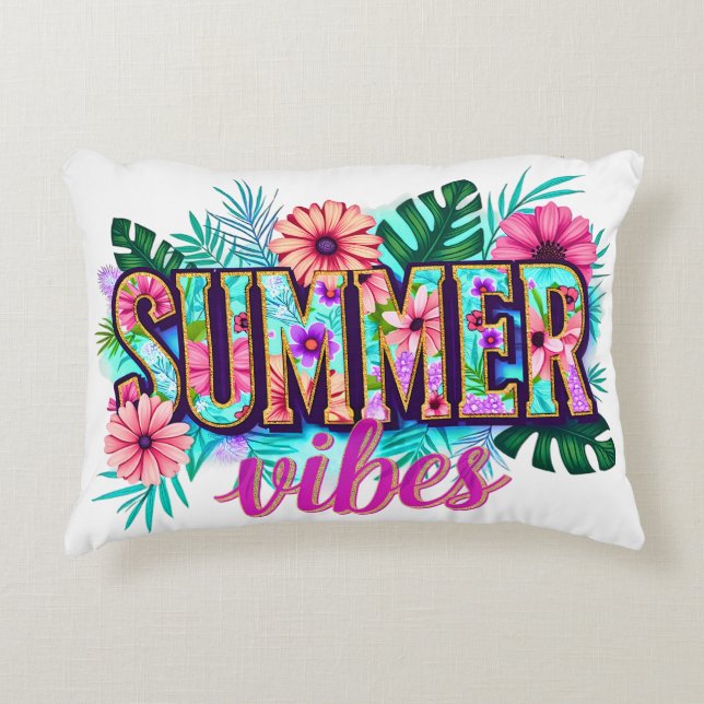 Almofada Decorativa Summer Vibes (Frente)