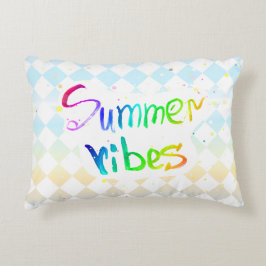 Almofada Decorativa Summer vibes pintura travesseiro de sotaque artíst