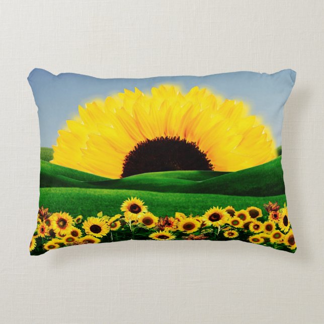ALMOFADA DECORATIVA SUNFLOWER HILL (Frente)