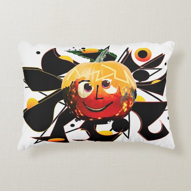 ALMOFADA DECORATIVA SUNS! RAIO DE SOL! :) SPOOKY HALOWEEN PUMPKIN SUN (Frente)