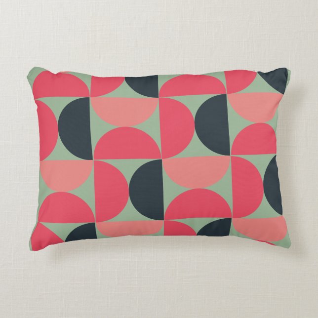 Almofada Decorativa Sunset de Verão Moderno do Século médio (Frente)