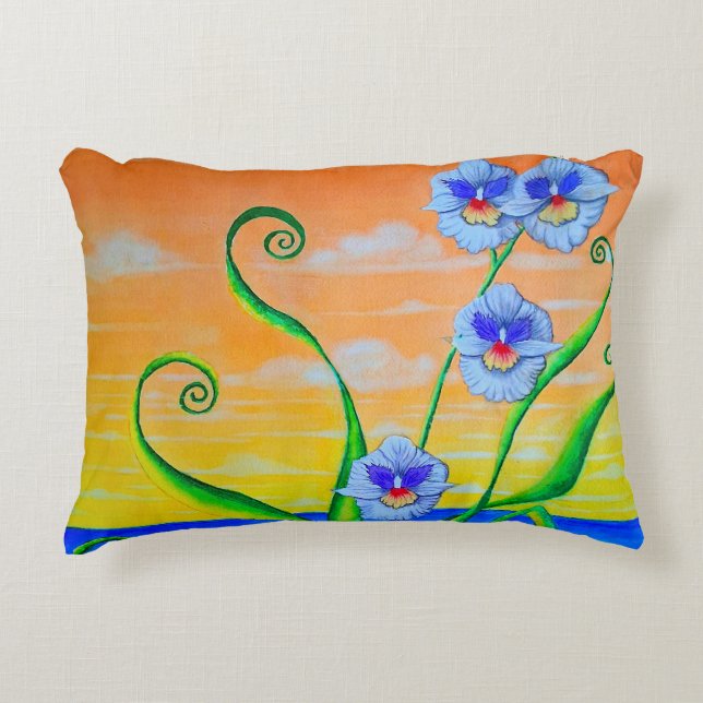 Almofada Decorativa Sunset Orquídeo (Frente)