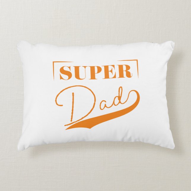 Almofada Decorativa Super Pai (Frente)