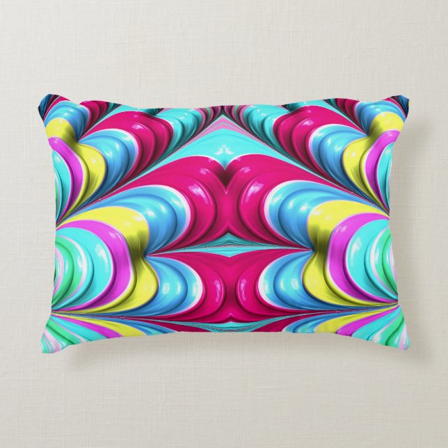 Almofada Decorativa ~SUSPENDENTE ~ Design Fractal ~ (Frente)