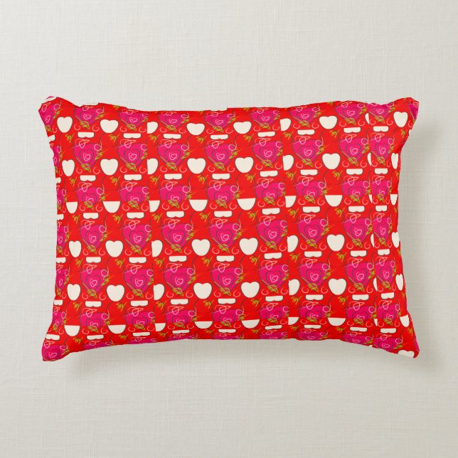 Almofada Decorativa Sweet Hearts Pattern (Frente)