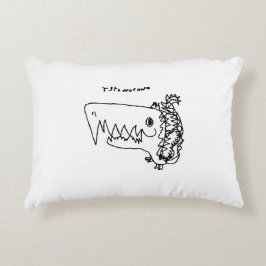 Almofada Decorativa T-Rex Roars in Style | Whimsical Throw Pillow