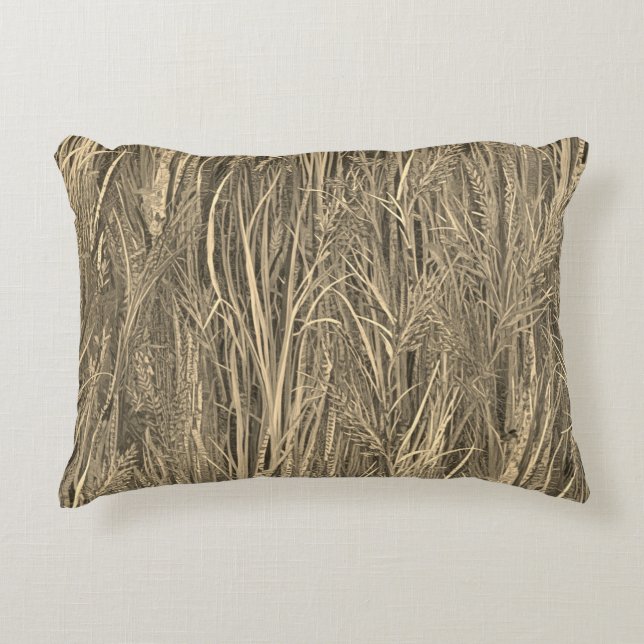 Almofada Decorativa Tall Grass Ghillie Suit Camouflage (Frente)