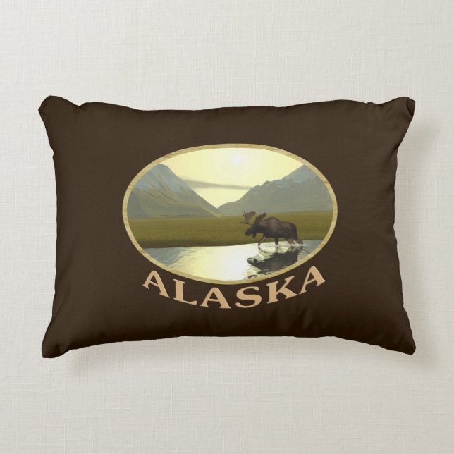 Almofada Decorativa Tarde Moose (Frente)