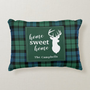 Almofada Decorativa Tartan Christmas Clan Campbell Xadrez Personalizad