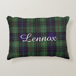 Almofada Decorativa Tartan do Scottish da xadrez do clã de Lennox