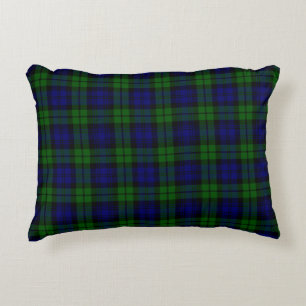 Almofada Decorativa Tartan Verde e marinho