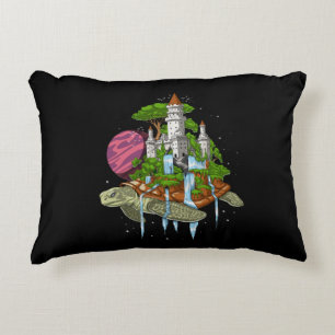Almofada Decorativa Tartaruga Cósmica Mundial