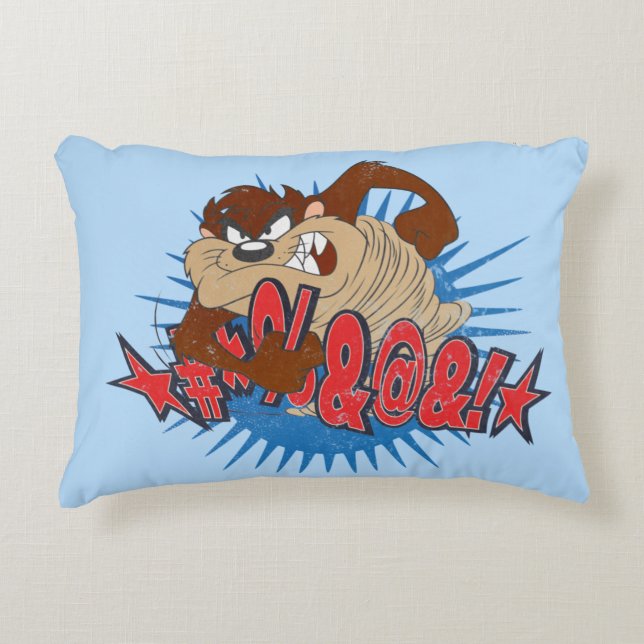 Almofada Decorativa TAZ™ censurada (Frente)