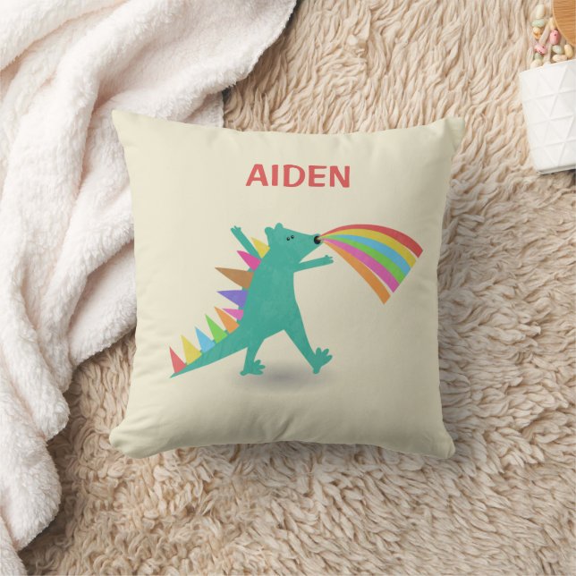 Almofada Decorativa Tema Dinossauro para Menino (Cobertor)