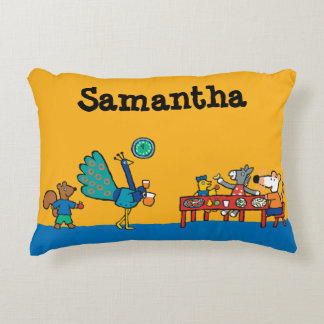 Almofada Decorativa Tempo pré-escolar de Maisy e de petisco dos amigos