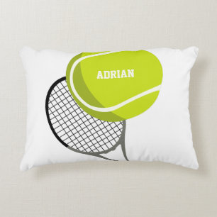 Almofada Decorativa Tênis Ball & Racket Racquet Personalizado
