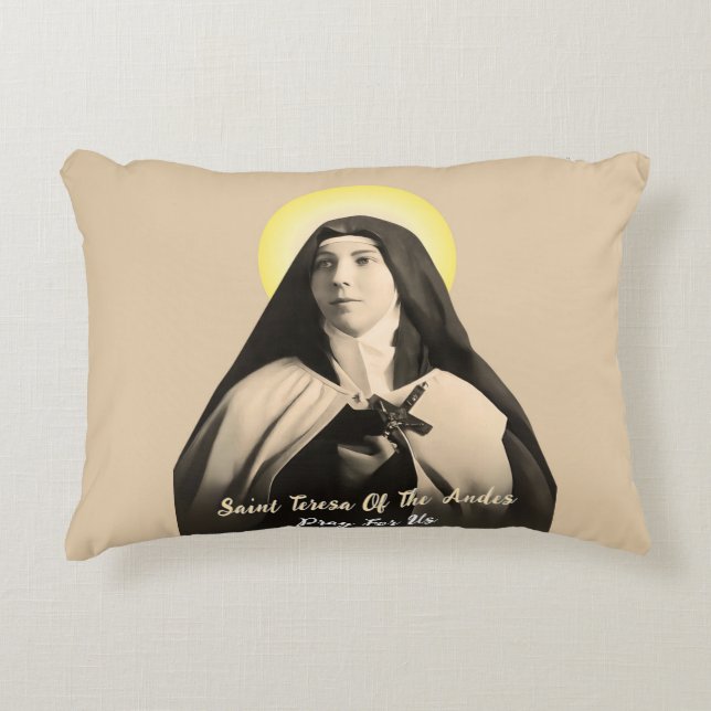 Almofada Decorativa TERESA santo DOS ANDES (Frente)