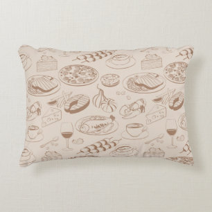 Almofada Decorativa Teste padrão 3 da comida