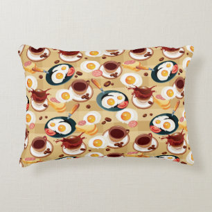 Almofada Decorativa Teste padrão 3 do pequeno almoço