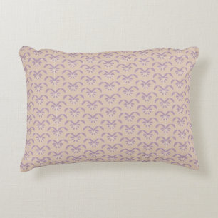 Almofada Decorativa Teste padrão de cabeça para baixo da lavanda