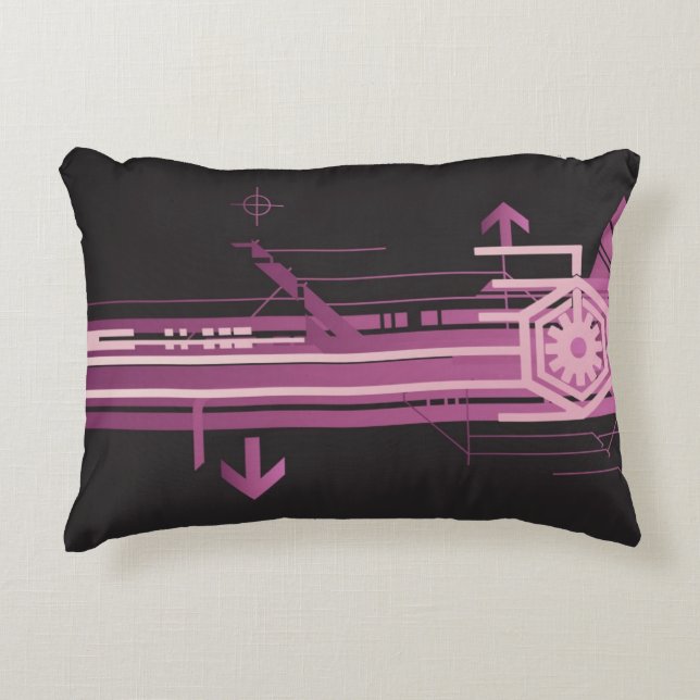 Almofada Decorativa Teste padrão de intervalo mínimo técnico (Frente)
