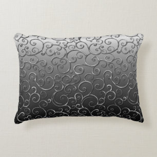 Almofada Decorativa Teste padrão ornamentado barroco antigo do