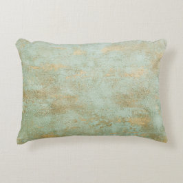 Almofada Decorativa Textura em cobre e verde oxidados