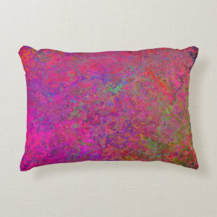 Almofada Decorativa Textura Fuschia e turquesa