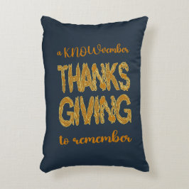 Almofada Decorativa Thanksgiving | A KNOWvember To Remember