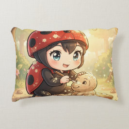 Almofada Decorativa The Ladybug and the Hidden Nectar Kingdom.2