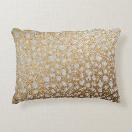 Almofada Decorativa The Luxury of Gold Pattern, Modern, Trendy,Elegant
