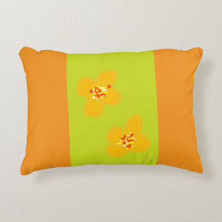 Almofada Decorativa The Orange Flower Pillow